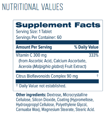 Unicity BIO-C High Potency Vitamin C - 60 Tablets