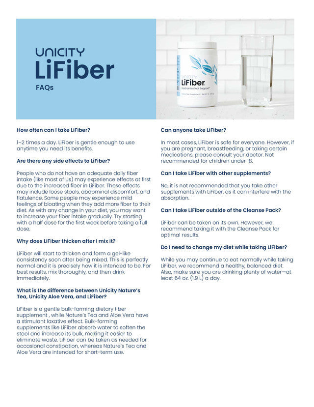 Unicity Lifiber - 454 Grams