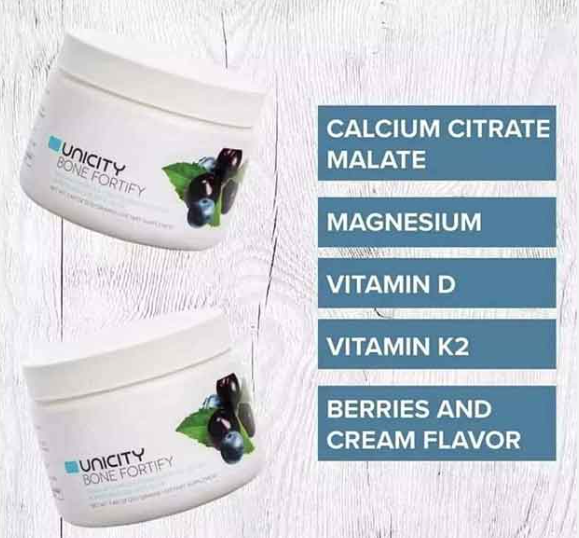 Unicity Bone Fortyify - Calcium Complex Powder for Nourishing Bones (210g)