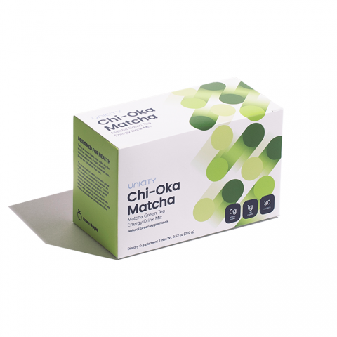 Unicity Matcha CHI-OKA Blend for Natural Energy - 30 Day Supply