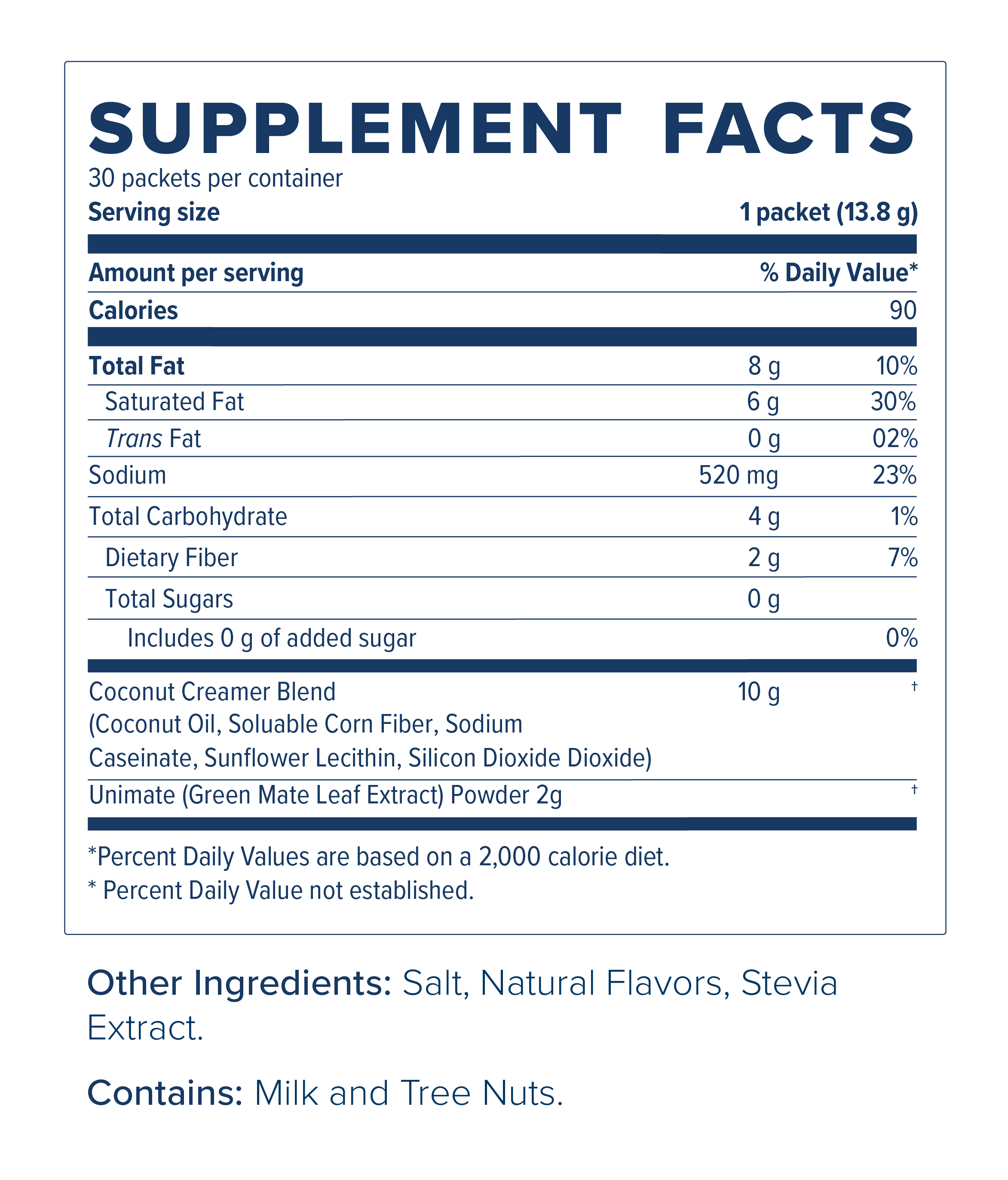 Unicity Unimate Fuel Salted Caramel - 30 days supply